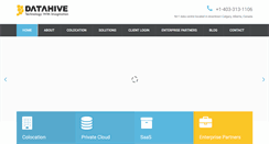 Desktop Screenshot of datahive.ca
